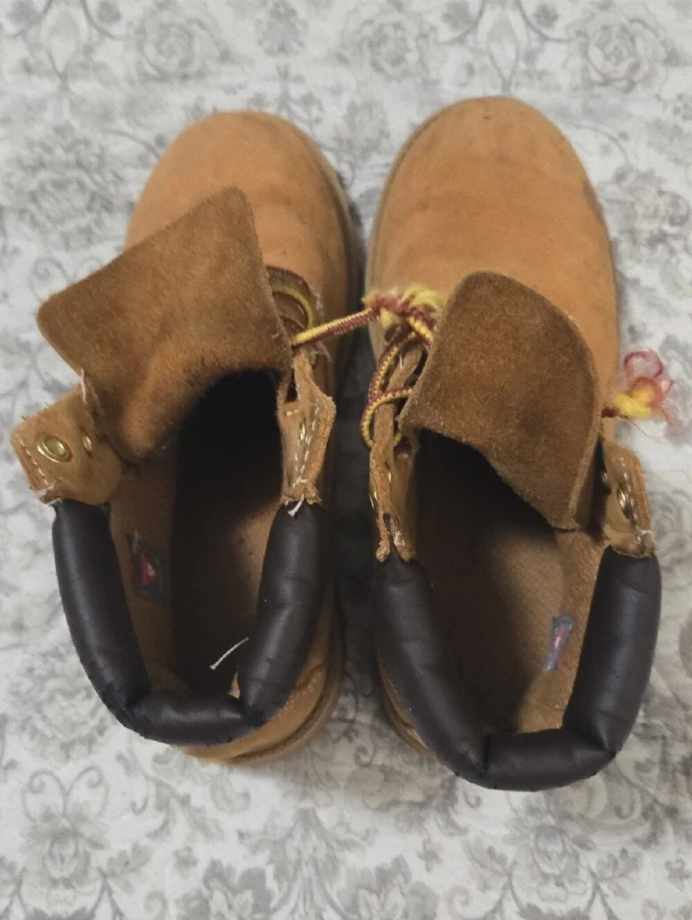 Timberland Wheat/Tan Lace-Up Work Boots